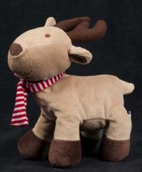 Carters Just One Year JOY Christmas Reindeer Plush Lovey